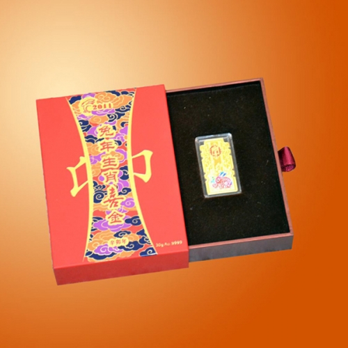 兔年生肖喜金章